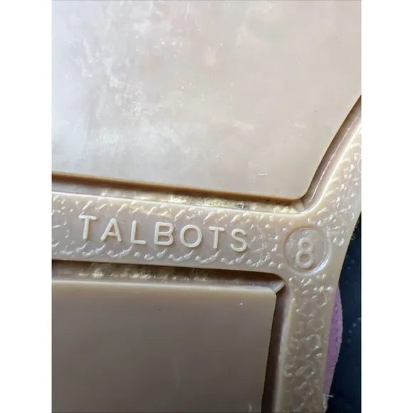 TALBOTS IZZY KNOT ESPADRILLES PINK SUEDE LEATHER SHOES FLATS SZ 8M COMFORT CHIC