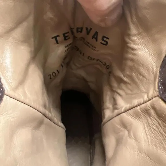 Tecovas Ranch Wear Brown Leather Western Cowboy Work Boots Mens 11.5 D Vibram