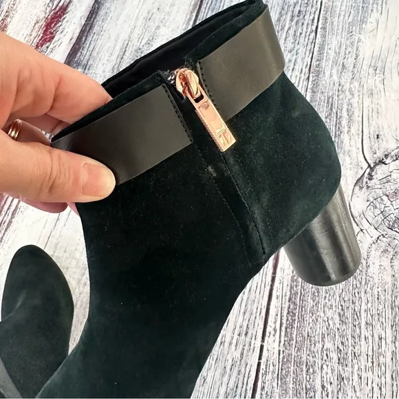 Ted Baker London Black Leather Ankle Boots