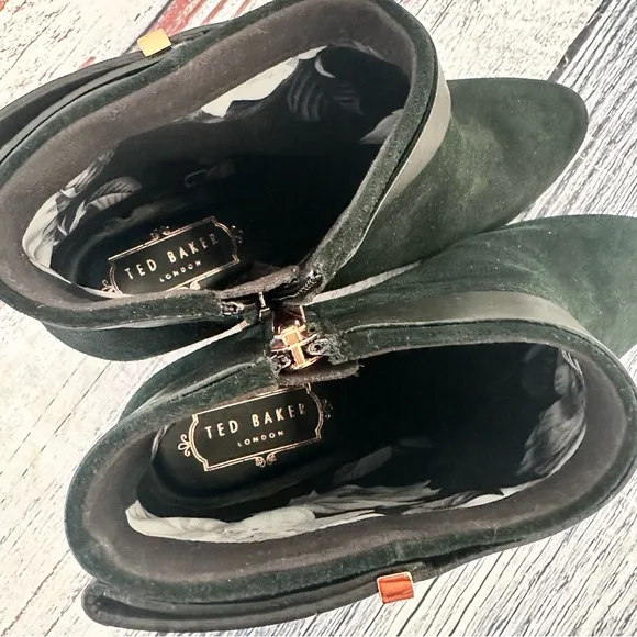 Ted Baker London Black Leather Ankle Boots