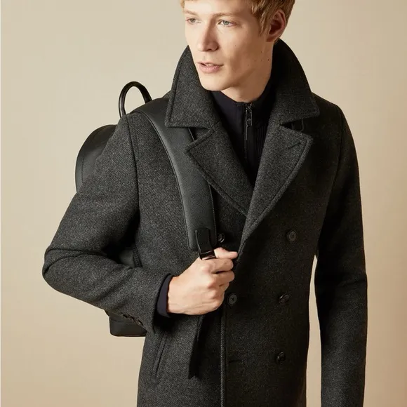 Ted Baker Westun Double-Breasted Wool-blend Coat