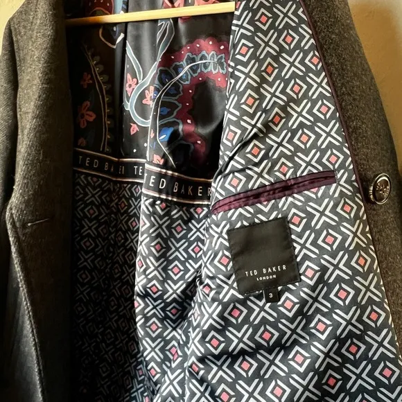 Ted Baker Westun Double-Breasted Wool-blend Coat