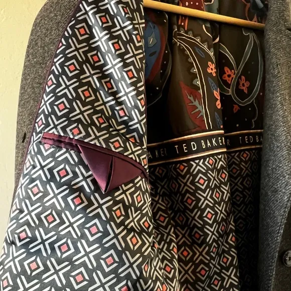 Ted Baker Westun Double-Breasted Wool-blend Coat