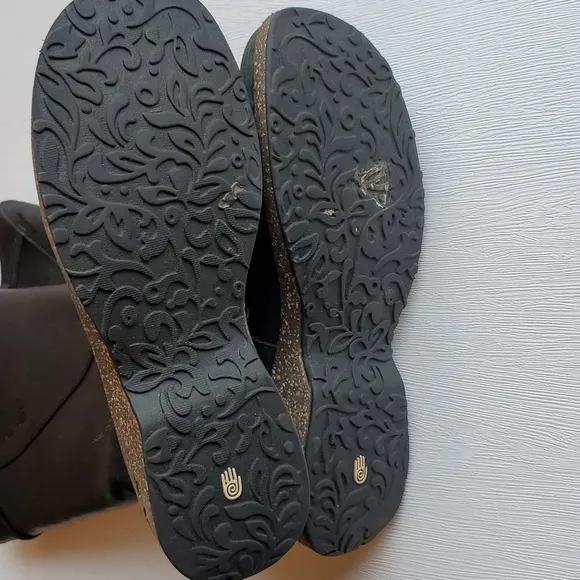 Teva Black Leather Montecito Moto Boot 5