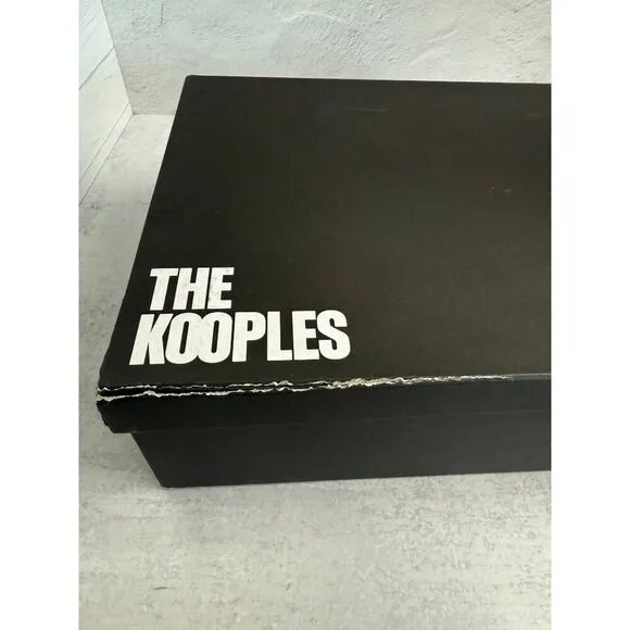 The Kooples Men’s Ranger Black Leather Lace-Up Combat Boots Zippers FR 41/US 10