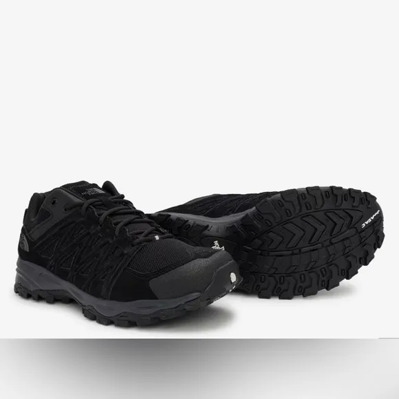 The North Face Boy’s Size 7 Black Truckee Mesh Hiking Shoes