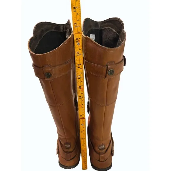 The North Face Women’s Leather Waterproof Tall Riding Boots 9.5 Brown Outdoor