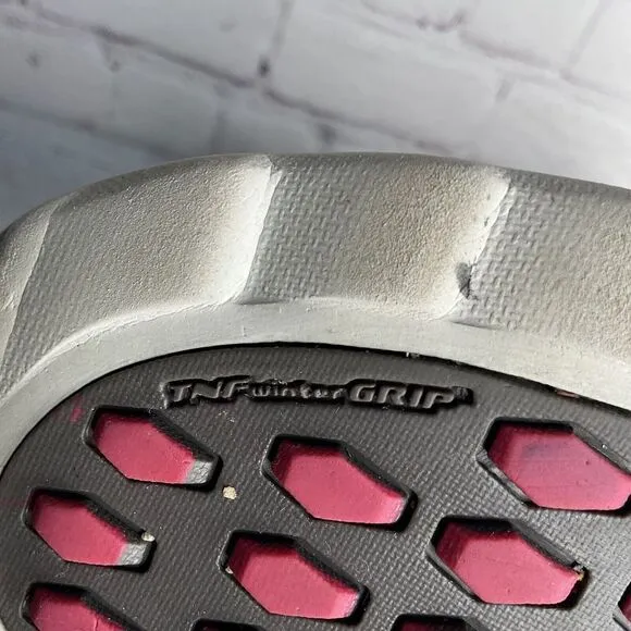 The North Face Women’s Size 8  Shoes Thermoball Apres Boots Brown Gray  Pink*