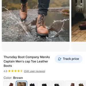 Thursday Boot Company Brown Leather boots