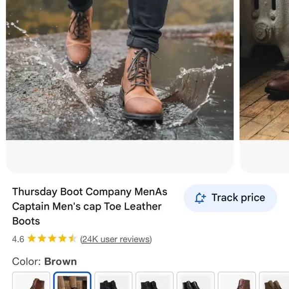 Thursday Boot Company Brown Leather boots
