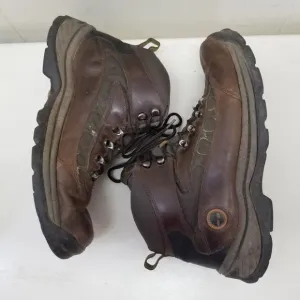 Timberland 10M Brown Leather Work Boots Grunge
