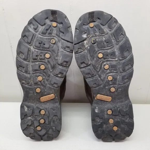 Timberland 10M Brown Leather Work Boots Grunge