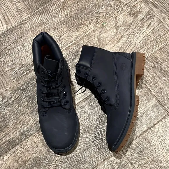Timberland 6” Premium Waterproof Navy Boots TB03793A