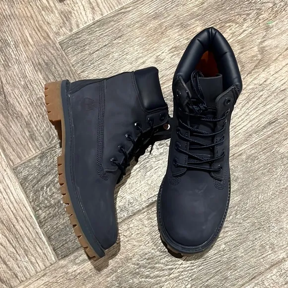 Timberland 6” Premium Waterproof Navy Boots TB03793A