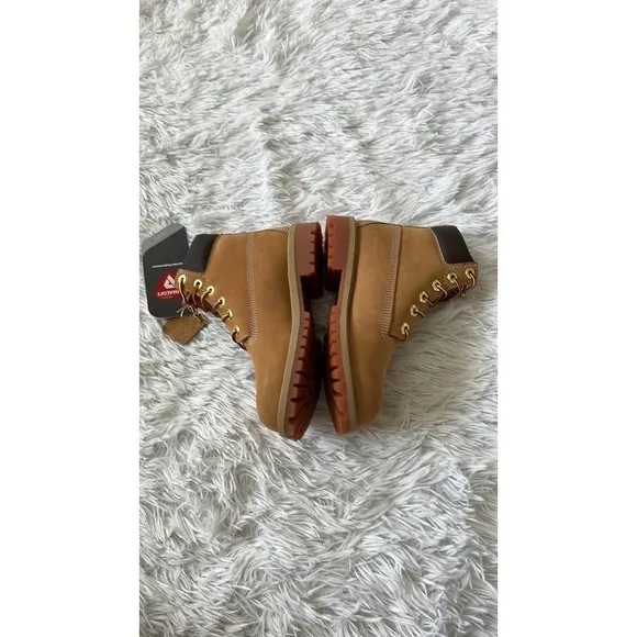 Timberland 6&quot; Premium Waterproof Boots Wheat Nubuck size 4.5 Juniors