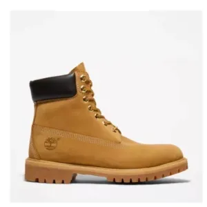 Timberland 6&quot; Premium Waterproof Boots Wheat Nubuck size 4.5 Juniors
