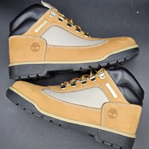 Timberland Big Kids' Field Boots Wheat Nubuck 15945