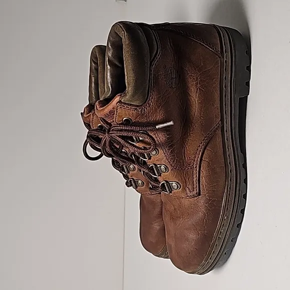 Timberland Boots Hiking Trail Work Outdoor Ankle Lace-up 69362 Brown Leather 6.5