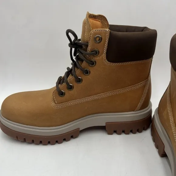 Timberland Boots Mens 8.5 Brown Arbor Road Waterproof 6&quot; Workwear Outdoors