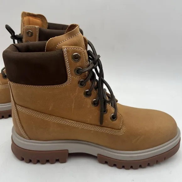 Timberland Boots Mens 8.5 Brown Arbor Road Waterproof 6&quot; Workwear Outdoors