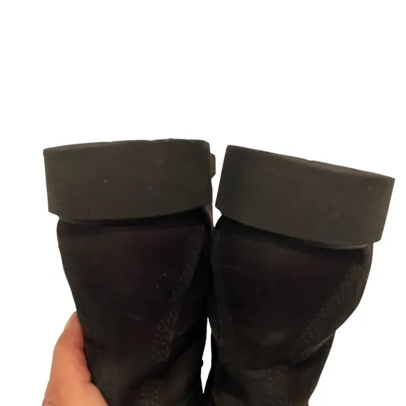Timberland BOYS Premium 6” Waterproof Black Leather Ankle Boots Boys Size 4