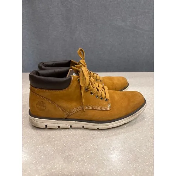 Timberland Bradstreet Men's Size 10M Wheat Outdoor Mid Top Sneaker Chukka Boots