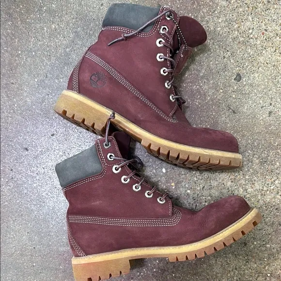 Timberland Burgundy Boots