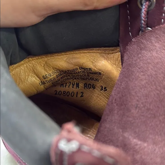 Timberland Burgundy Boots