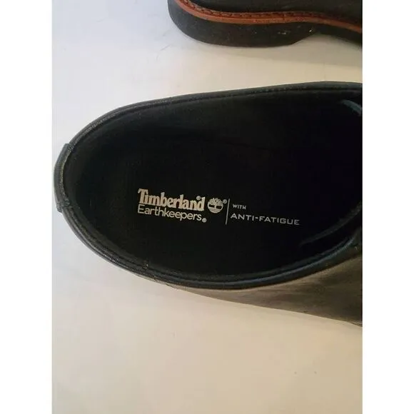 Timberland Earth Keepers Men's Black Leather Anti-Fatigue Chukka Boots Size 8.5