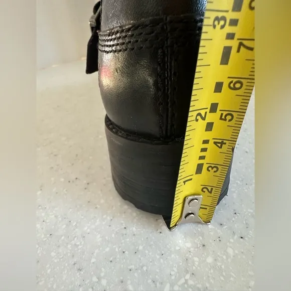 Timberland Earthkeepers Women’s Size 7 Black Suede &amp; Leather Tall Boots!