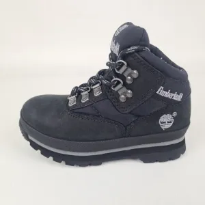 Timberland Euro Hiker 650 Waterproof TODDLER Black Outdoor Boots