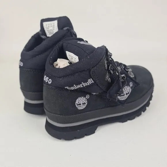Timberland Euro Hiker 650 Waterproof TODDLER Black Outdoor Boots