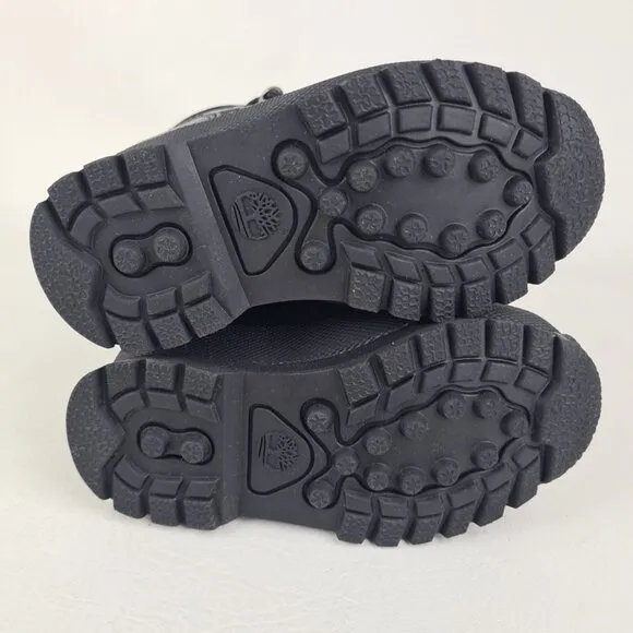 Timberland Euro Hiker 96848 Waterproof TODDLER Black Outdoor Boots Lthr SZ 7