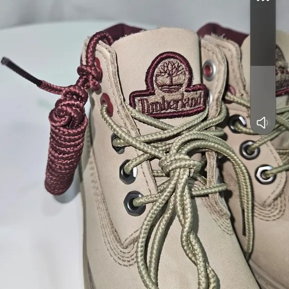 Timberland Light Brown Nubuck Chenille Outdoor Boots