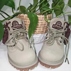 Timberland Light Brown Nubuck Chenille Outdoor Boots