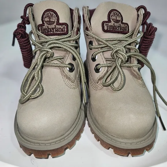 Timberland Light Brown Nubuck Chenille Outdoor Boots