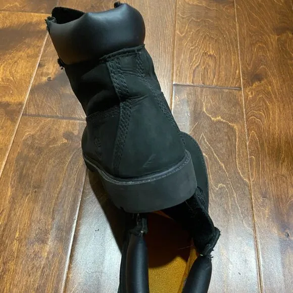 Timberland Men's 6&quot; Padded Collar Waterproof Boot Black Men's Size 7