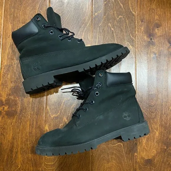 Timberland Men's 6&quot; Padded Collar Waterproof Boot Black Men's Size 7