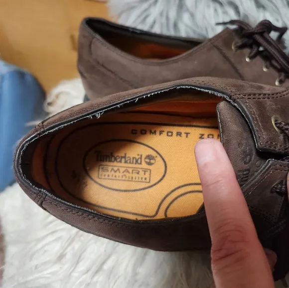 Timberland/ Men's Brown Leather Shoes