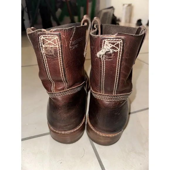 Timberland men’s leather Boots Men’s Sz 12 Leather Work‎ Cowboy Italian vintage