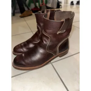 Timberland men’s leather Boots Men’s Sz 12 Leather Work‎ Cowboy Italian vintage