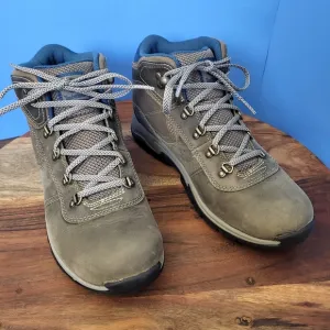 Timberland Mt. Maddsen Waterproof Hiking Boots Gray Teal Women's 9.5 A1NRW