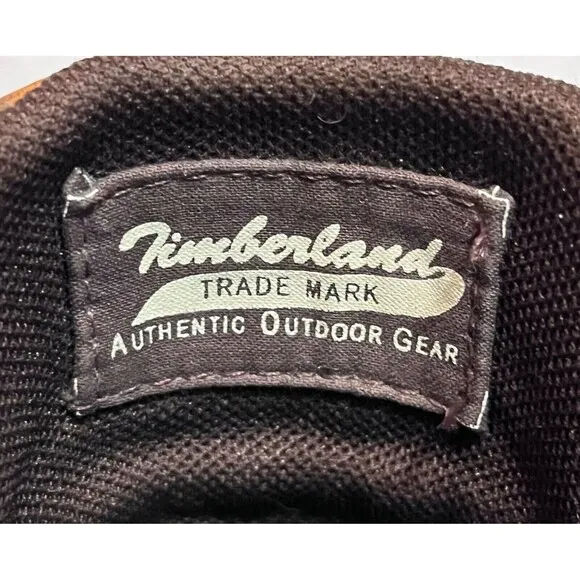 Timberland Nubuck Leather Classic Work Boots Resoled Mens 9.5 Tan Streetwear