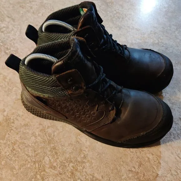 Timberland PRO Boots Reaxion Composite Safety Toe Waterproof Brown Mens Size 8 M