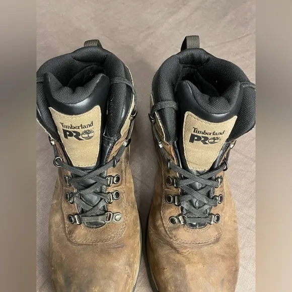 Timberland Pro Flume Mid Waterproof Outdoor Work Steel Safety Toe Boots A1Q8V