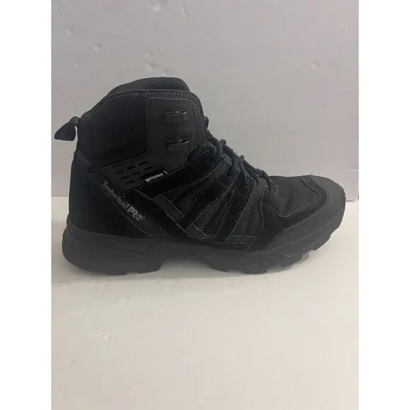 Timberland Pro Soft Toe Mens Black‎ Boots Waterproof Size 7.5M A5MHT