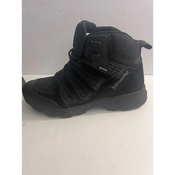 Timberland Pro Soft Toe Mens Black‎ Boots Waterproof Size 7.5M A5MHT