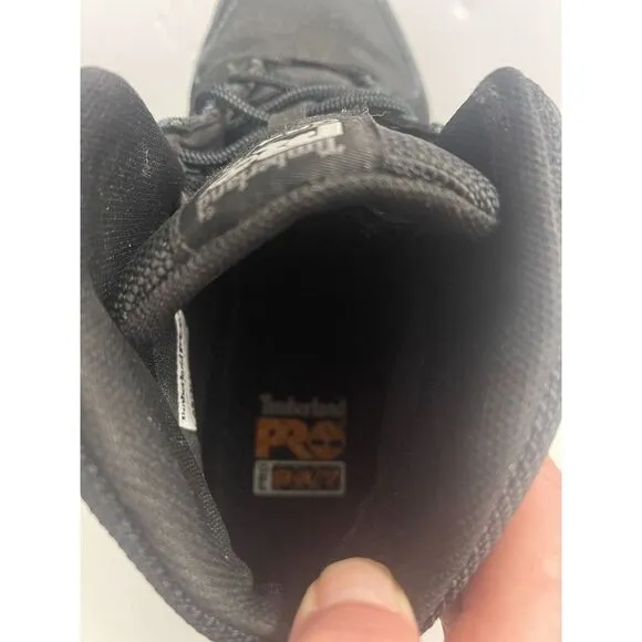 Timberland Pro Soft Toe Mens Black‎ Boots Waterproof Size 7.5M A5MHT