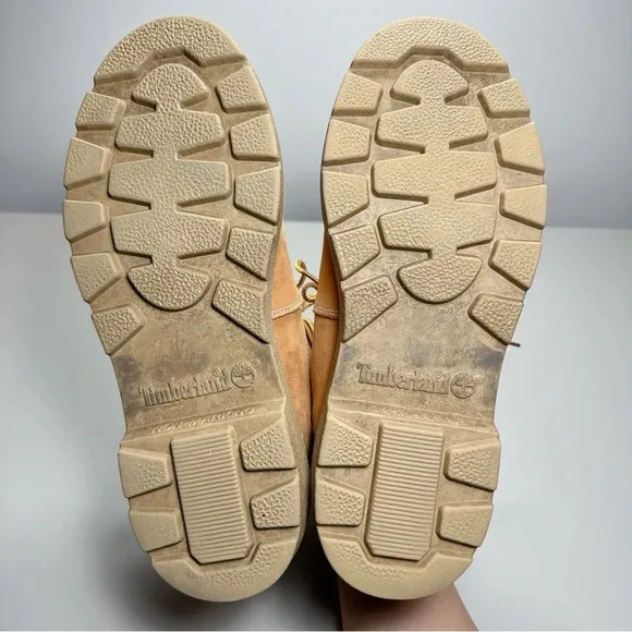 Timberland Size 6 Leather Youth Boys Wheat Nubuck Chukka Boots