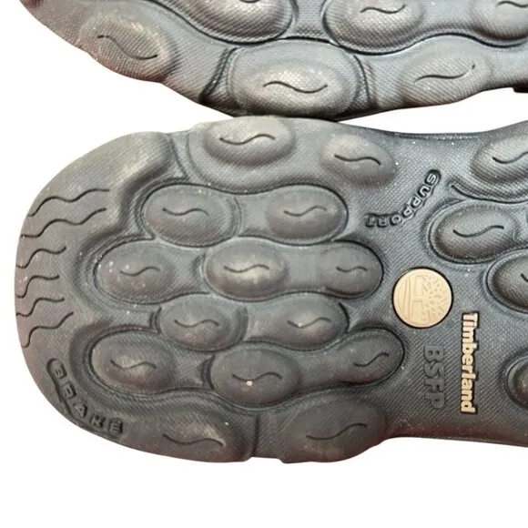 Timberland Trailway Brown Leather Sport Hiking Sandal Shoes BFSP Mens Size 13 M